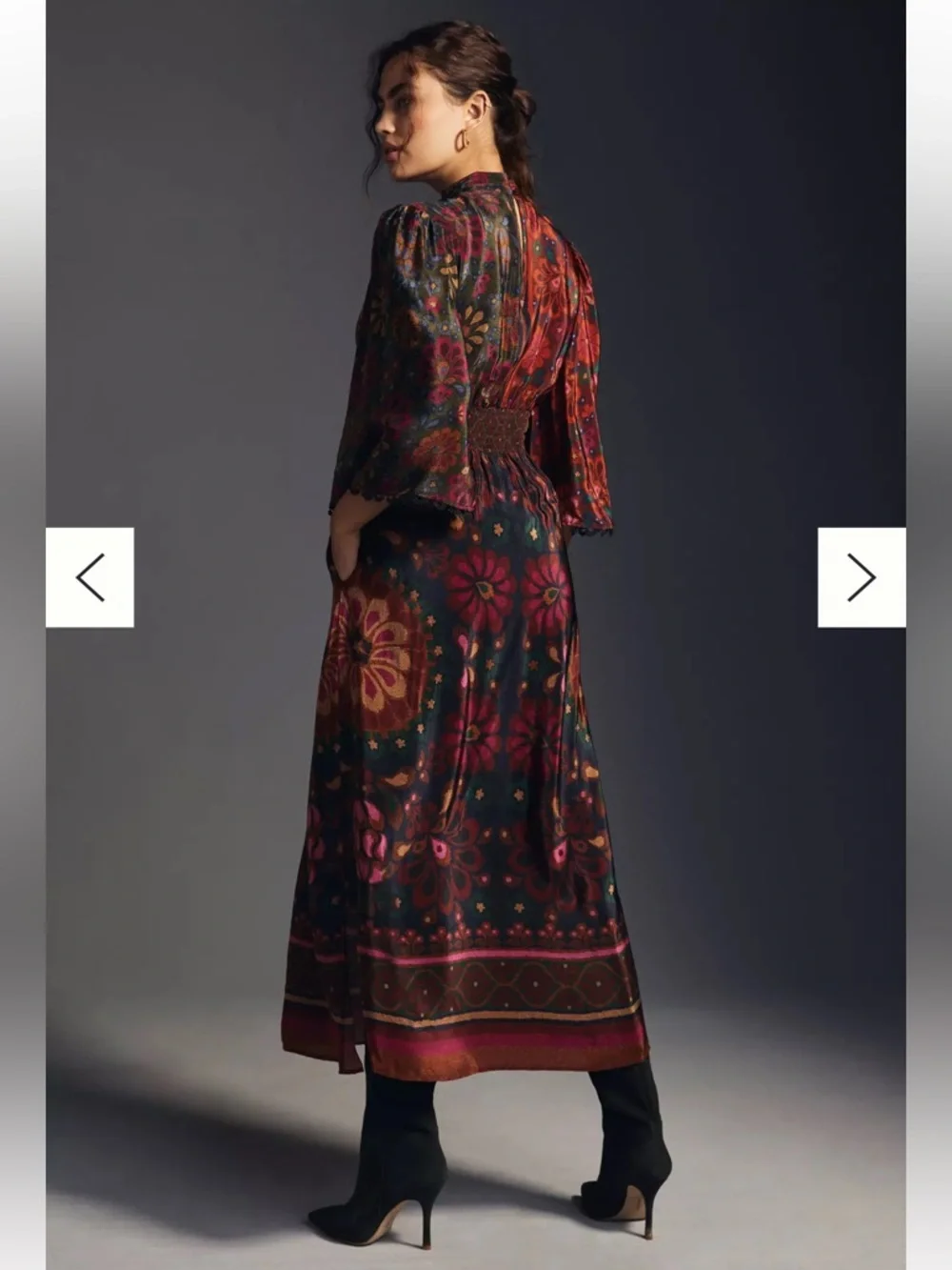 FARM Rio Multicolor Floral Medallion Maxi Dress - Picture 14 of 14